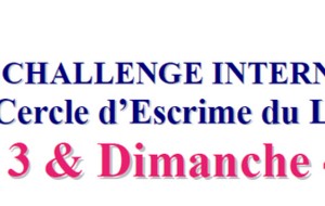 30ème CHALLENGE INTERNATIONAL SABRE du Cerclle d’’Escriime du Lac d’’Annecy